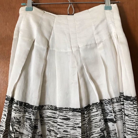 NWOT Body by Victoria Cotton Silk Voile Midi Skirt - Size 4 - Picture 5 of 7